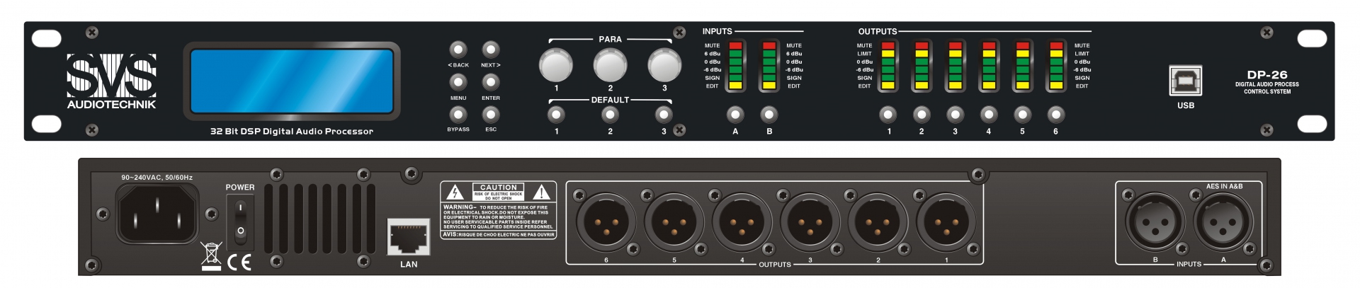 SVS Audiotechnik DP-26 Цифровой процессор: 2 входа 6 выходов в Аше