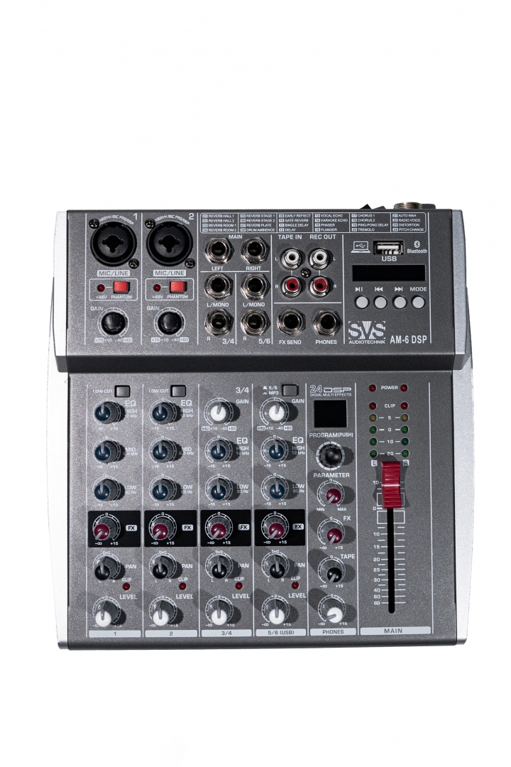 SVS Audiotechnik mixers AM-6 DSP Микшерный пульт аналоговый, 6-канальный SVS Audiotechnik mixers в Аше