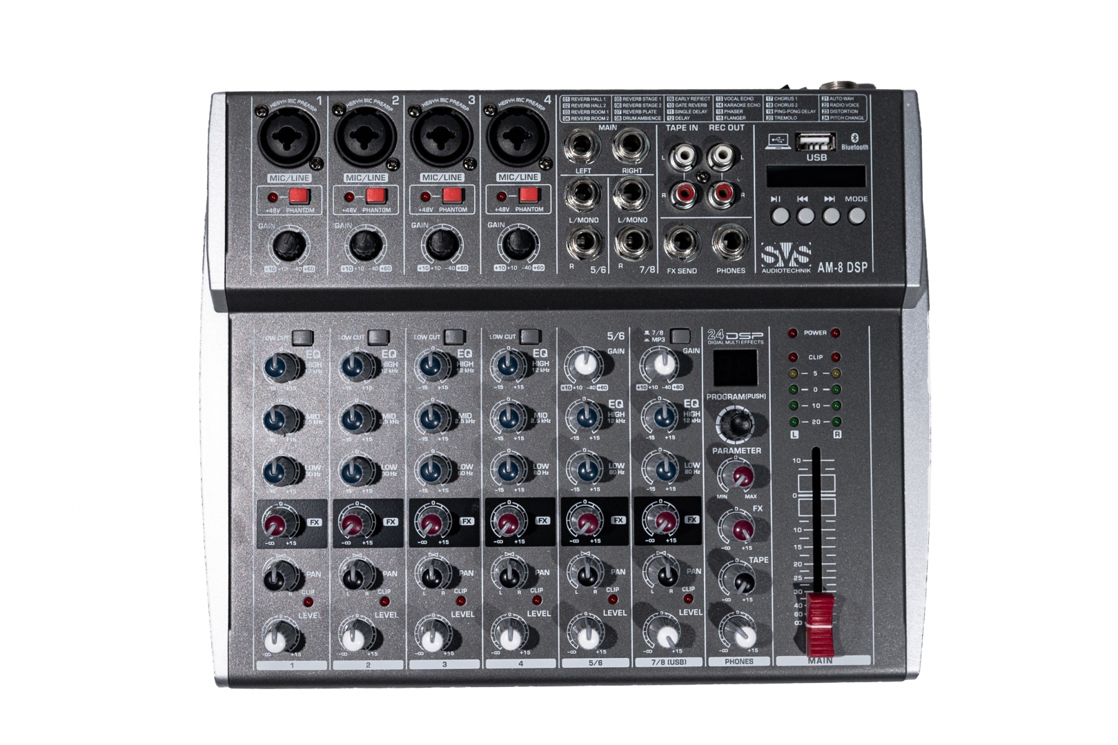 SVS Audiotechnik mixers AM-8 DSP Микшерный пульт аналоговый, 8-канальный в Аше